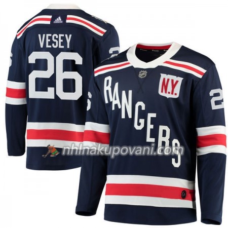 New York Rangers Dresy Jimmy Vesey 26 2018 Winter Classic Adidas Modrá Authentic - Pánské